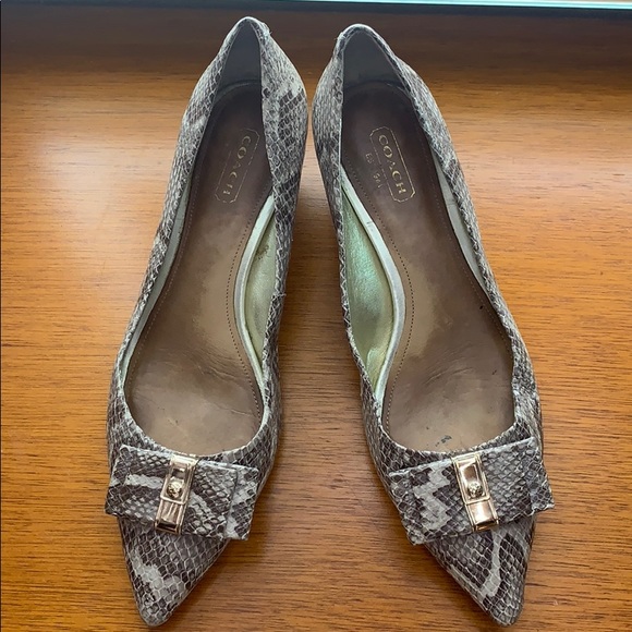 Coach kitty heel python - Picture 2 of 5